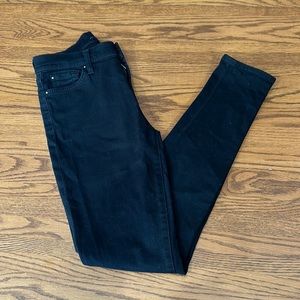 7 for all Mankind Black Skinny Jeans